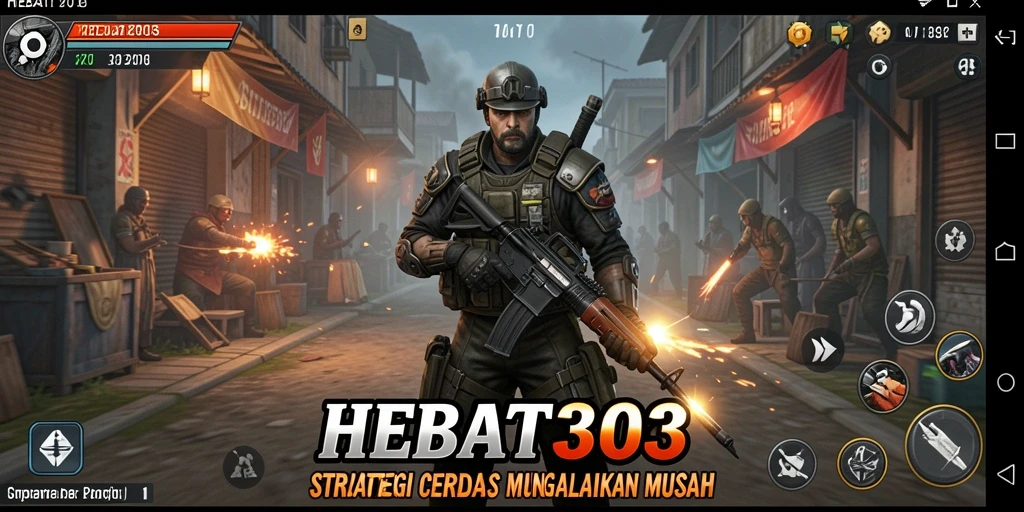 Tangkapan layar HEBAT303 menampilkan aksi pertempuran strategis yang mendebarkan.