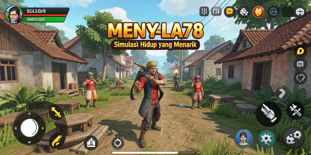 Tampilan gameplay <strong>MENYALA78</strong> yang penuh warna dan interaksi menarik.