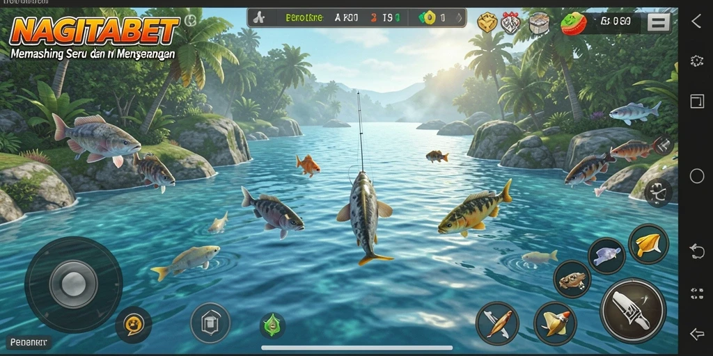 Tangkapan ikan besar dalam gameplay NAGITABET yang seru.