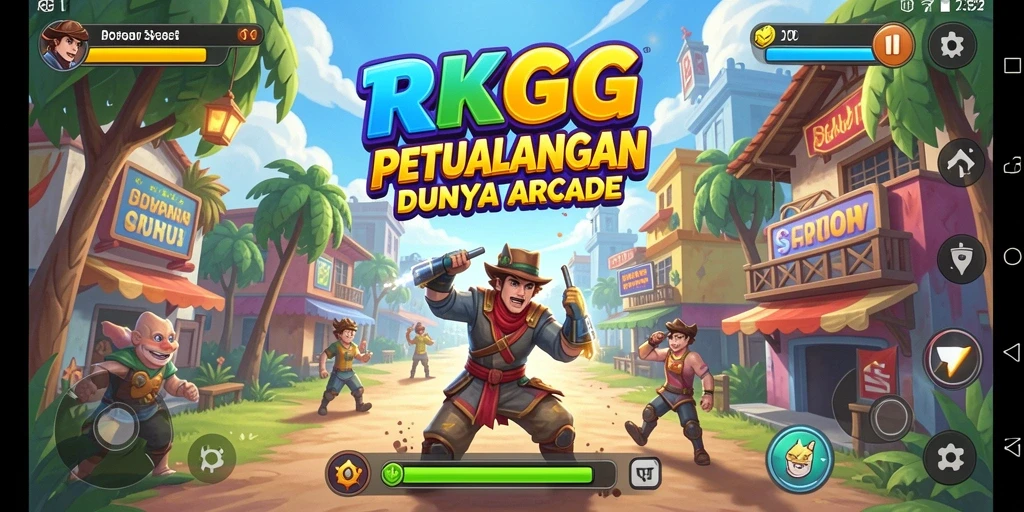 Screenshot RKGG menampilkan aksi gameplay seru dan penuh warna.
