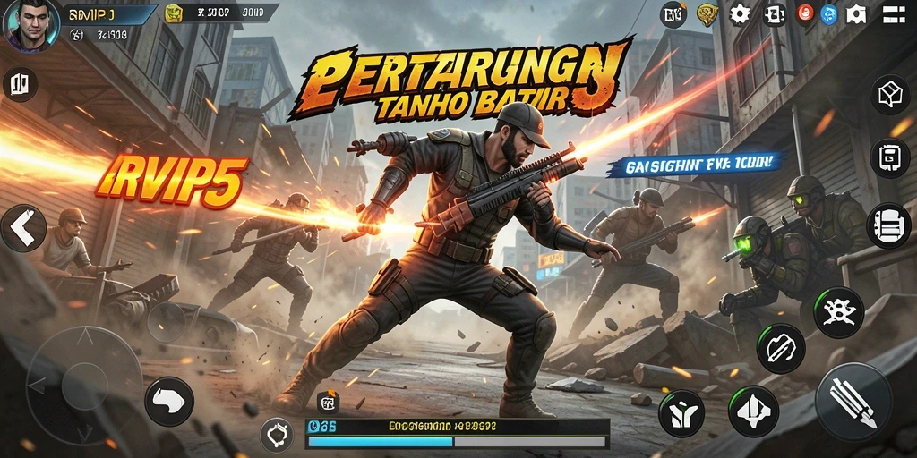 Tampilan gameplay seru dan grafis menawan dalam RVIP5.