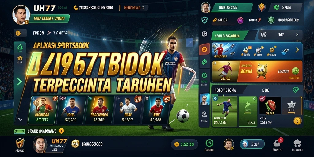 Tampilan menarik gameplay di aplikasi Sportsbook UH77.